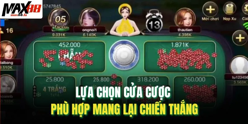 Lựa chọn cửa cược phù hợp mang lại chiến thắng